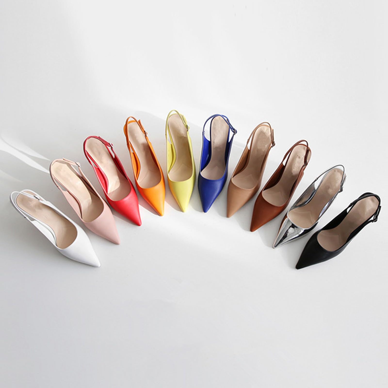 Scarpe da donna eleganti estive con tacco alto, scarpe con tacco a punta | Scarpe da sposa sexy a spillo, comode scarpe da sposa, sandali chiusi con tacco, scarpe da sposa leggere per feste