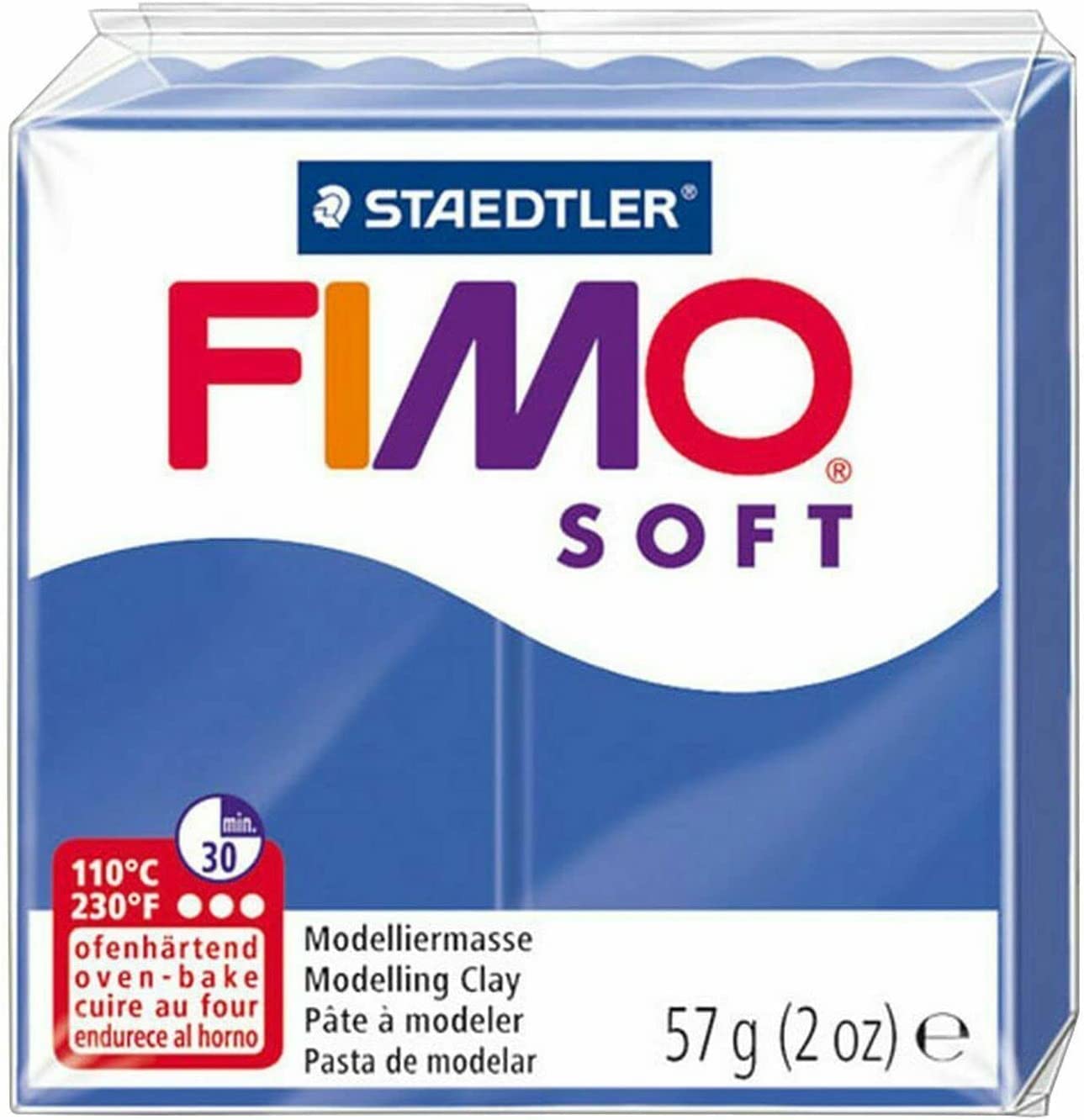 FIMO - Arcilla de modelado para horno de polímero suave, 12 x 57 g, colores clásicos, paquete de 12