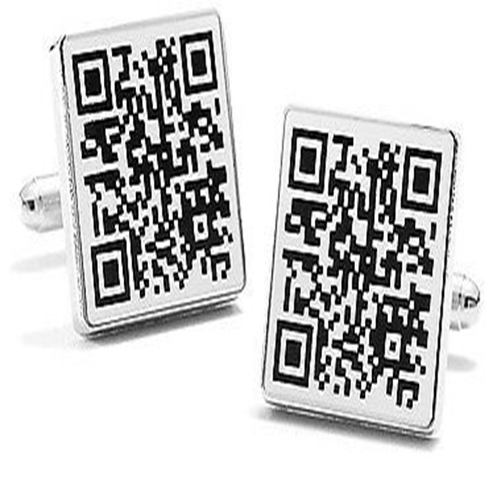 Procuffs QR Code Technology Scan Cufflinks Quick Response