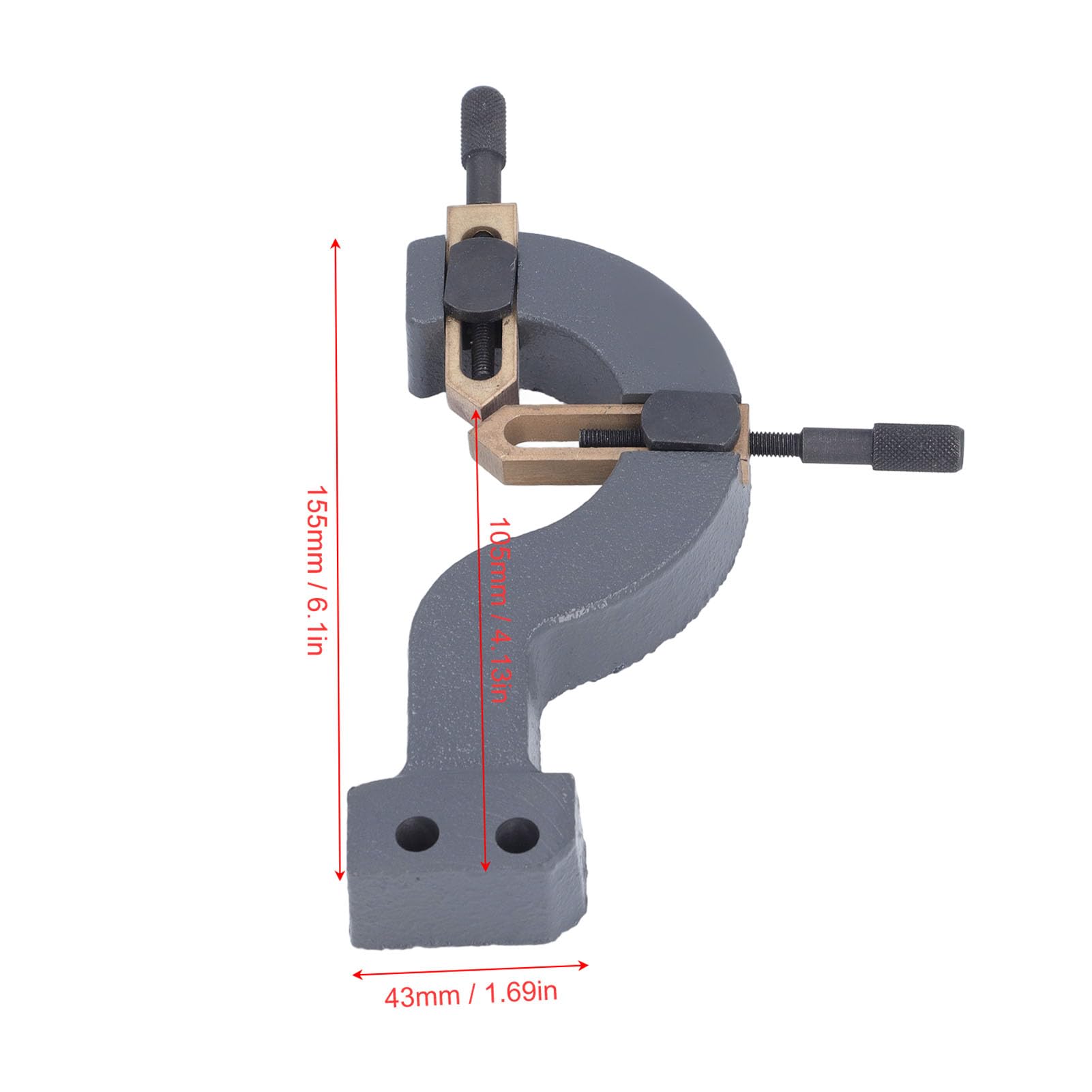 Mini Torno Estable, Estabilizador de Torno de Metal de Alta Rigidez Fijo para 8x16 210x400 210x750 210x800 220x600 220x750 MX 210 WM 210, Soporte Central de Torno Fácil Corte