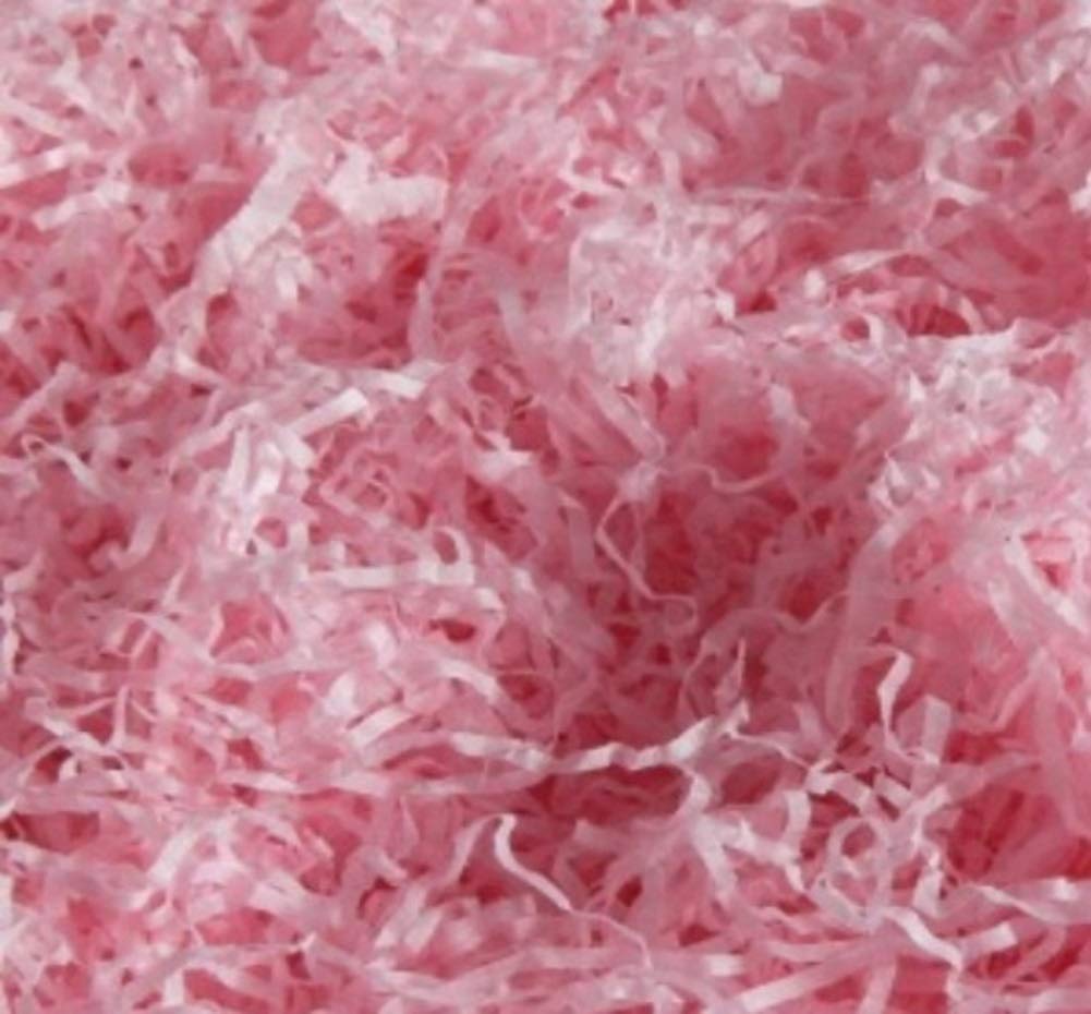 MustBeBonkers Packs of Acid Free Shredded Tissue Paper Shred! Gift Hamper Stuffing Filler (Light Pink, 2kg) โ image 1