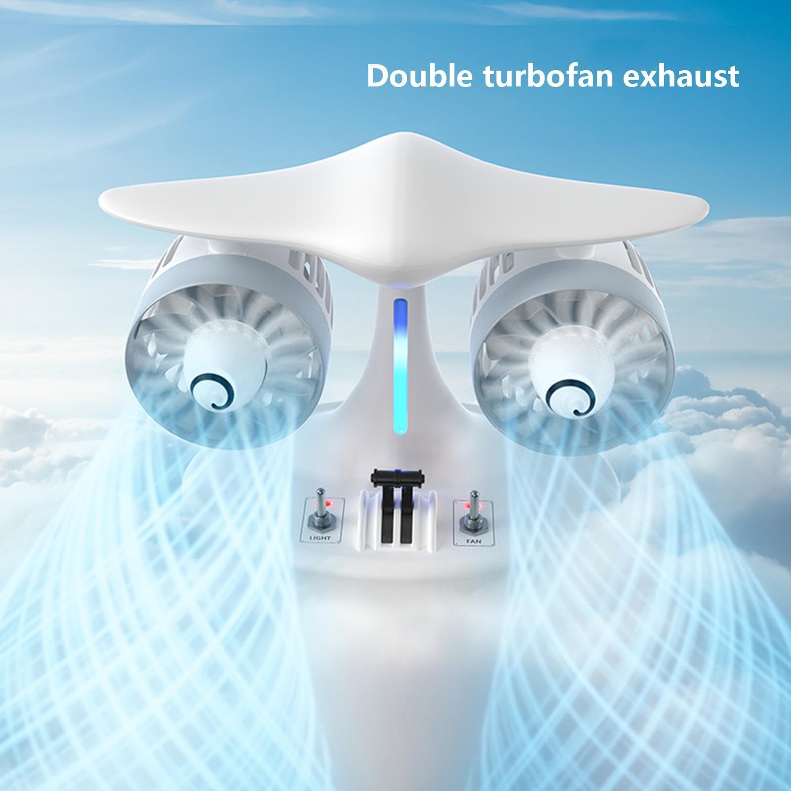 Ventilador De Escritorio Pequeño 3 Velocidades Con Nebulización Y Doble | Ventilador Personal Pequeño para Dormitorio para Oficina en Casa Apartamento Escuela Salón Verano Viaje Camp