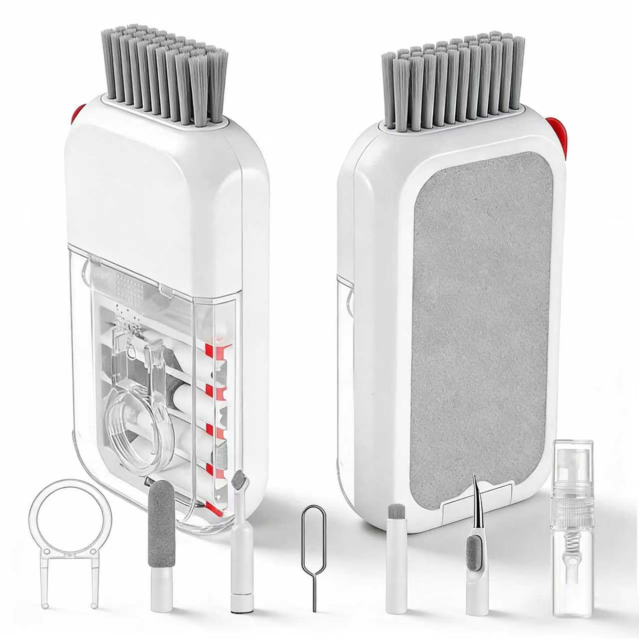 New Generation Keyboard Cleaner Laptop Cleaning kit, Multi-Function Computer Earbuds Cleaning Pen Portable Electronics Brush with Keycap Puller for Headphones Earphones PC Tablet Camera Lens Monitor