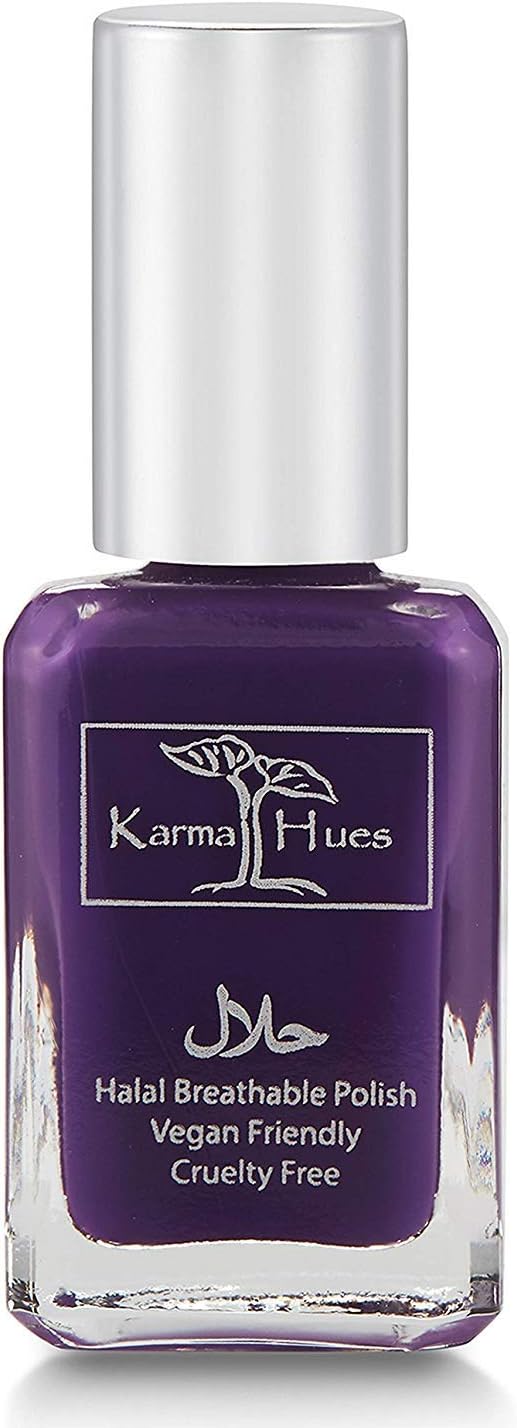 Karma Naturals Certified Halal Nail Polish - Breathable & Water Permeable, Wudu Friendly (Khadija)