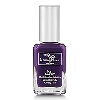 Vista 23 de Karma Naturals - Esmalte de uñas Halal certificado – transpirable y permeable al agua, apto para Wudu (Aabidah)