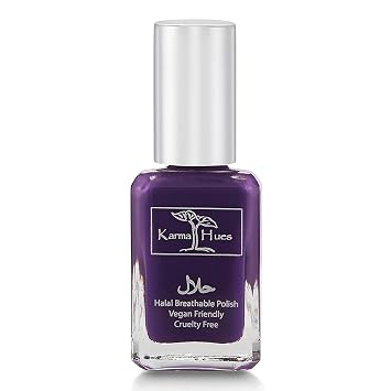 Karma Naturals Certified Halal Nail Polish - Breathable & Water Permeable, Wudu Friendly Khadija