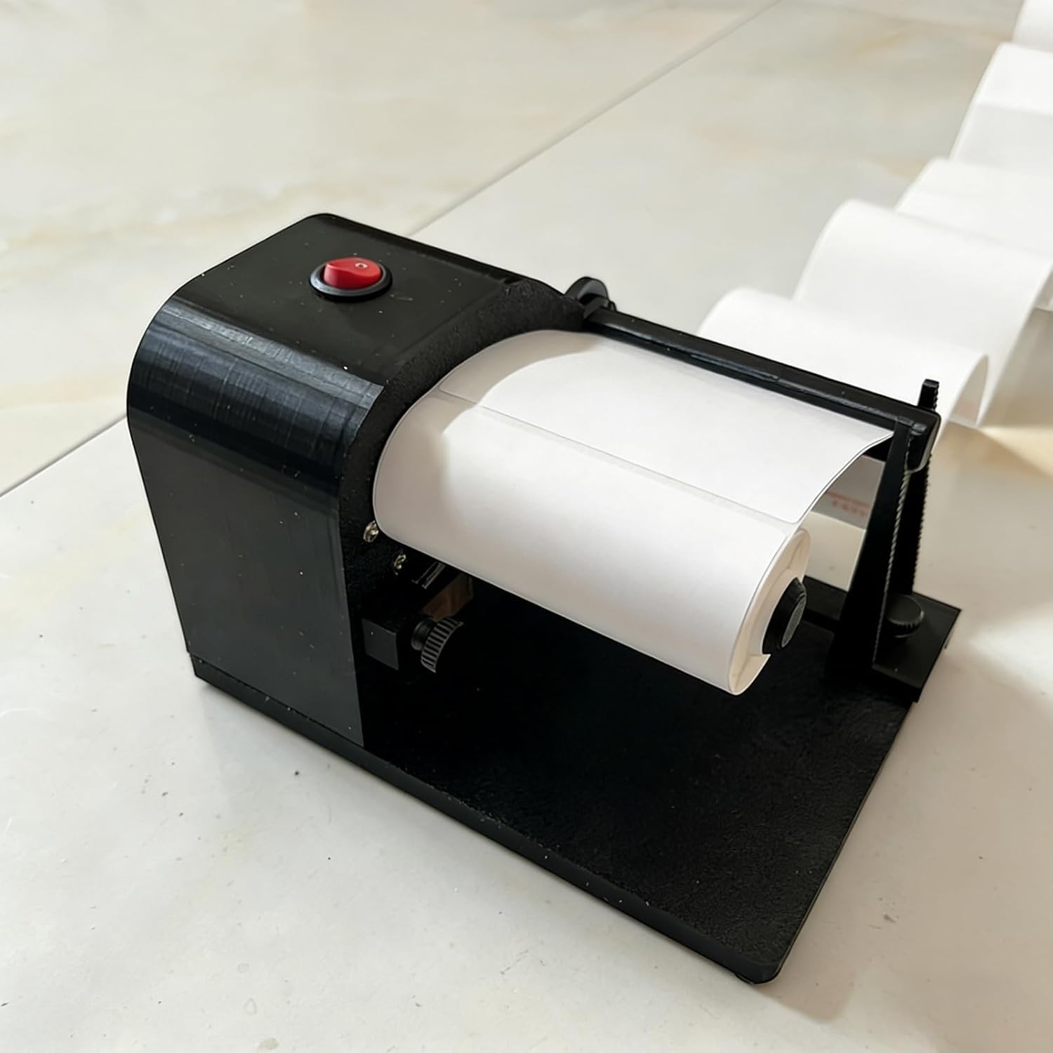 Riavvolgitore Automatico di Etichette, Avvolgitore Elettrico per Etichette, Diametro di Riavvolgimento: 40-95 Mm, Larghezza Carta Regolabile: 0-78 Mm, Senza Anima, per Abbigliamento, Logistica