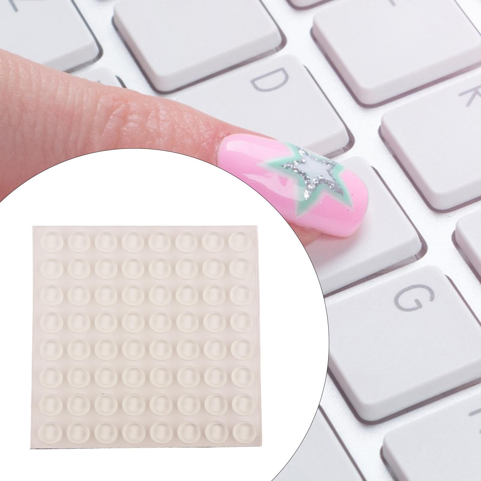 HEAVENGLOW Nail Typing Artifact Notebook Typing Protect Nail for Typing Gaming Computer 12x4mm 64pc-image-15