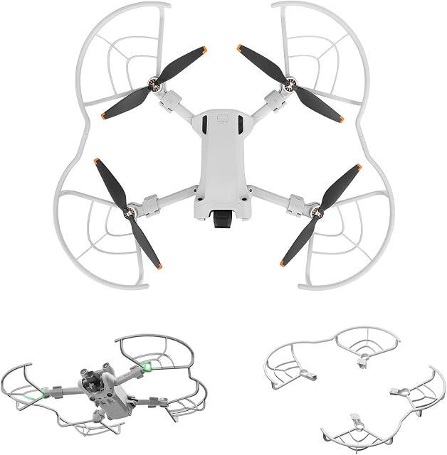 Sekepingo DJI Mini 3 Pro Propeller Guard Protector,Flight Safety Propeller Protection Cover Anti Collision for DJI Mini 3 Pro Accessories