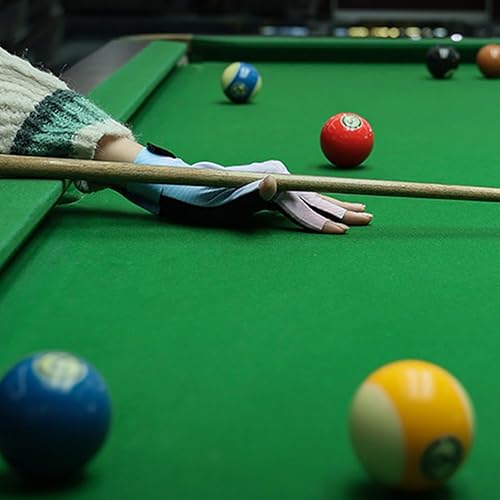 Miniatura 9 de Guante deportivo antideslizante para manos izquierdas, para billar, 3 dedos, para hombre y mujer, 1 unidad