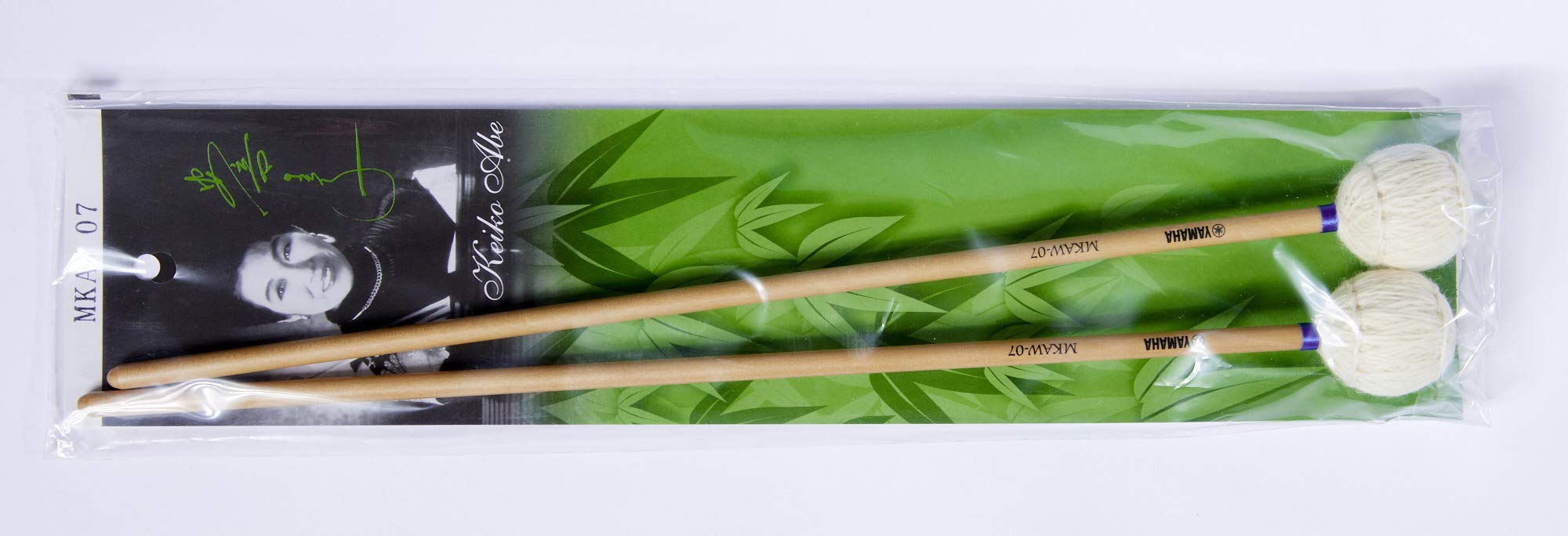 YAMAHA Mallet MKAW 07 Battente per Marimba, Modello Keiko Abe Signature, in Betulla, Ø 30x23mm