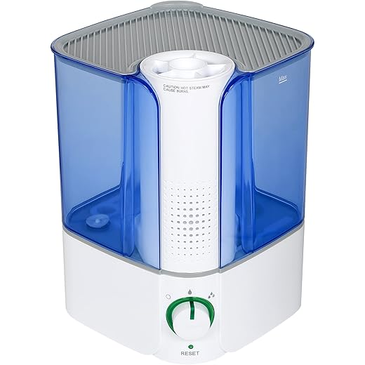 American Micronic - Five Litre Steamer Humidifier For 24 hour Use, 2 Speed For Humidification, disinfection - AMI-WMH-50CL ,5 L