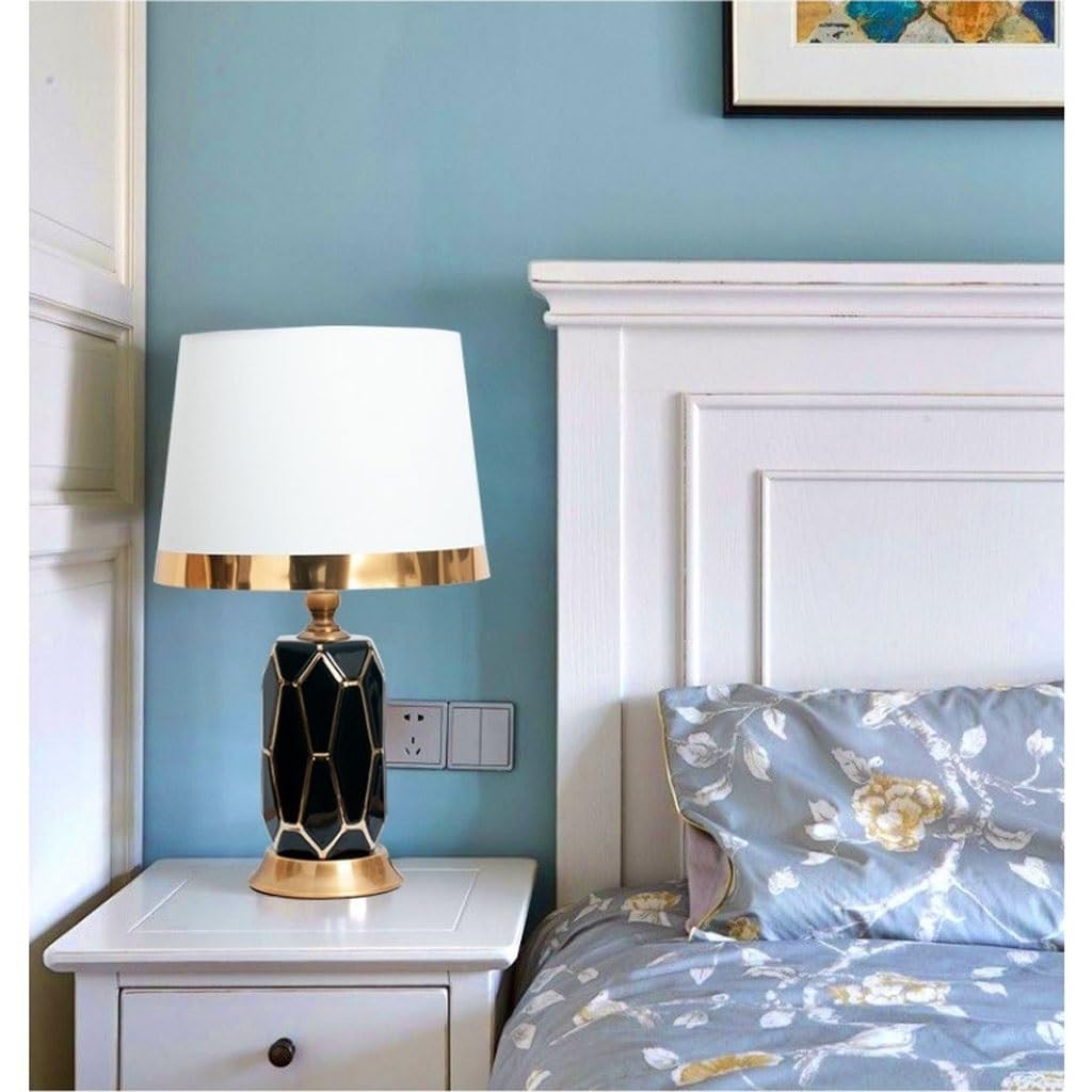 desk lamp Lampa na biurko kreatywna nowoczesna ceramiczna lampa stołowa lekka luksusowa lampka nocna do sypialni gabinet lampa dekoracyjna na biurko lampa Led table lamp