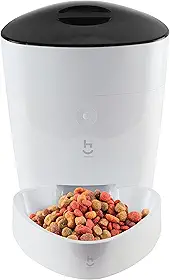 Hi by Geonav Alimentador Inteligente Wi-Fi, 4 Litros, para Pets, HIPETCOM, Compatível com Alexa, Branco