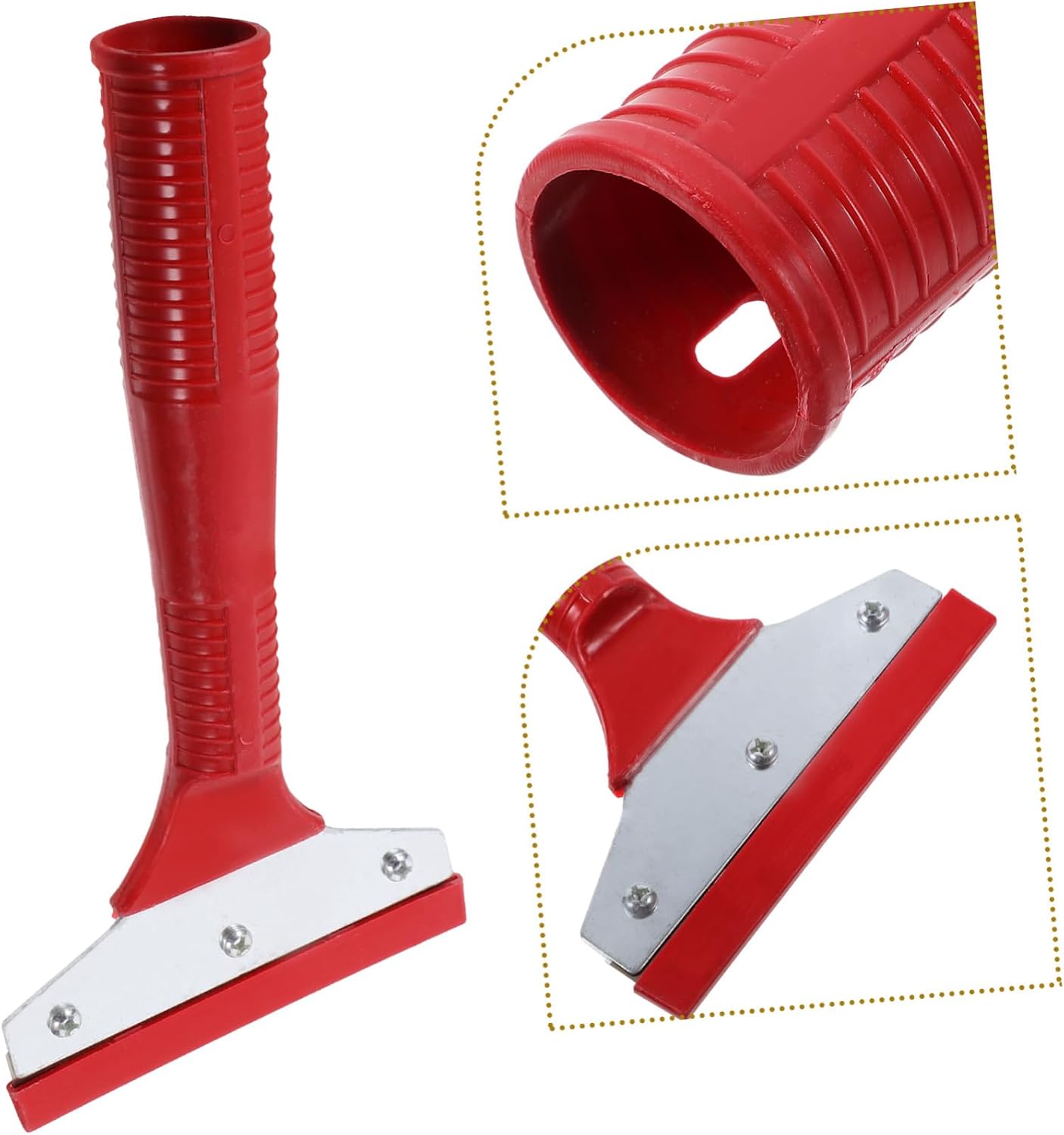 Tile Ceramic Floor Scraper Ergonomic Handle Non-skid Wall Scraper for Home Industrial Cleaning