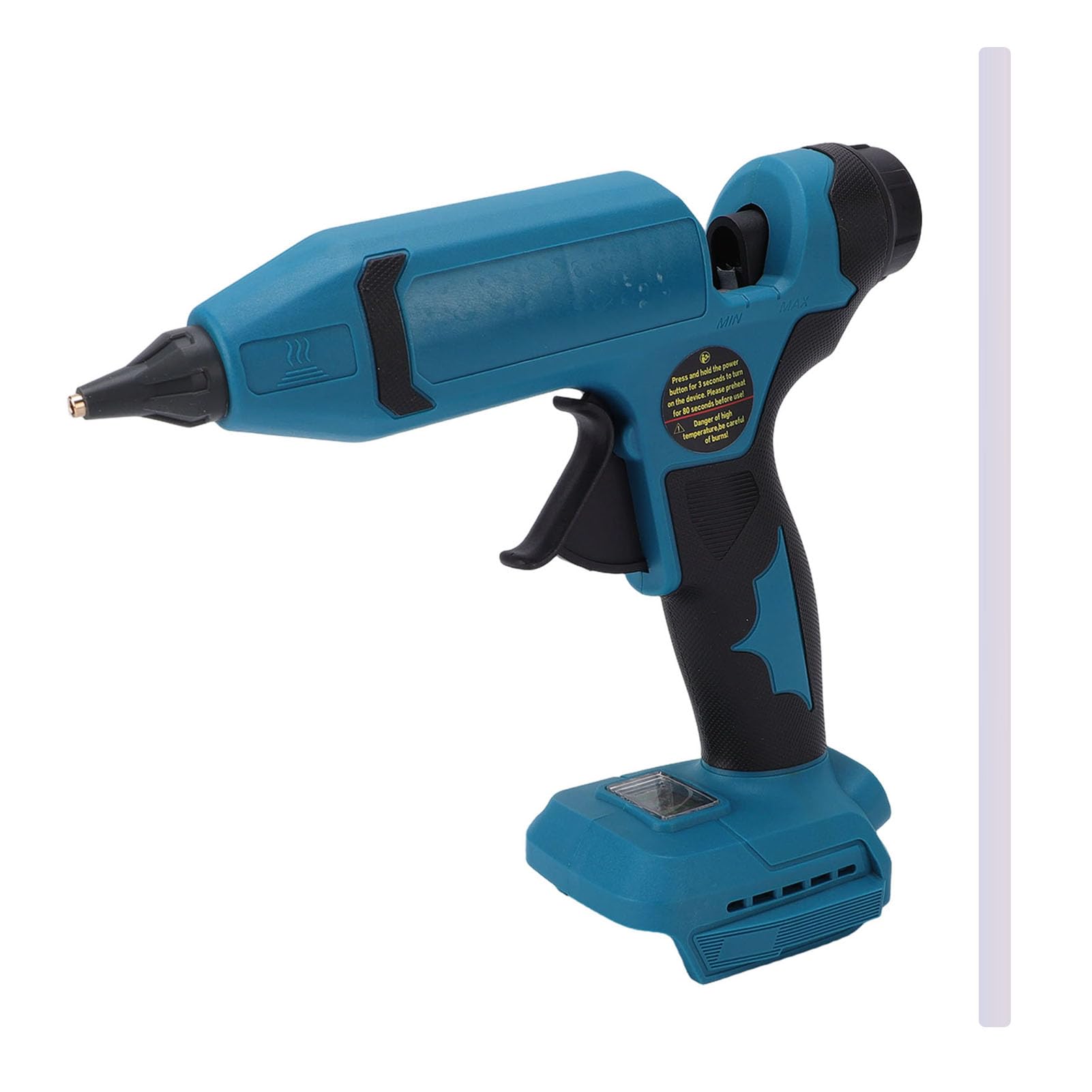Pistola de Pegamento Termofusible Inalámbrica, con Pantalla LED