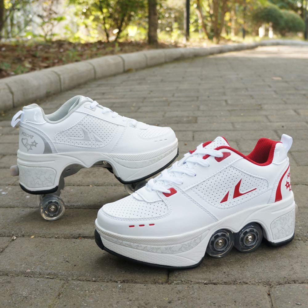 Kinder Skateboard Schuhe Mit Rollen Sportschuhe Laufschuhe Sneakers Jungen Mädchen