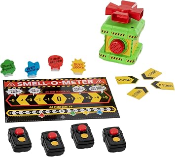 Goliath Games: Warning: This Game Farts | Sniff Out The Stinker To Win! | For 3-4 Players | For Ages 6 +, Black