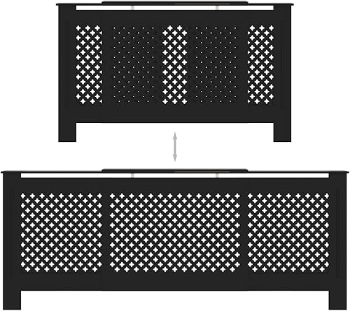 Miniatura 6 de Cubierta de radiador MDF para calefacción, estante de gabinete de radiador, accesorios de calefacción para electrodomésticos, mejoras para el hogar,