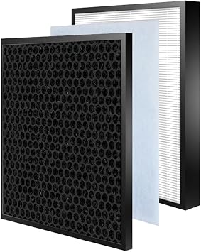 Replacement True HEPA Filter and Carbon Filter, Compatible with Daikin, Air Purifier KAFP080B4E MC40VM6 MC55UVM6 MCK55TVM6