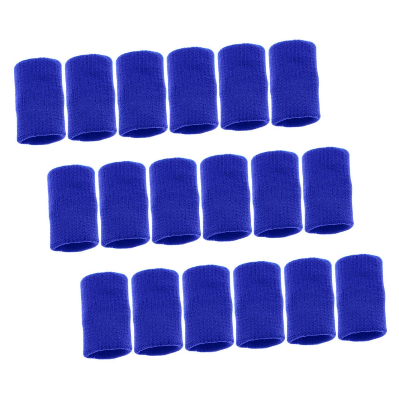 KOMBIUDA Elastic Finger Sleeves Finger Cover Sports Protection Nonslip Protectors 30pcs Pack