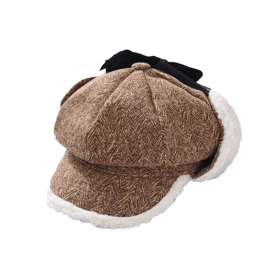 Bonnet d'hiver pour les femmes JIAJIA anti-froid double couche fleece