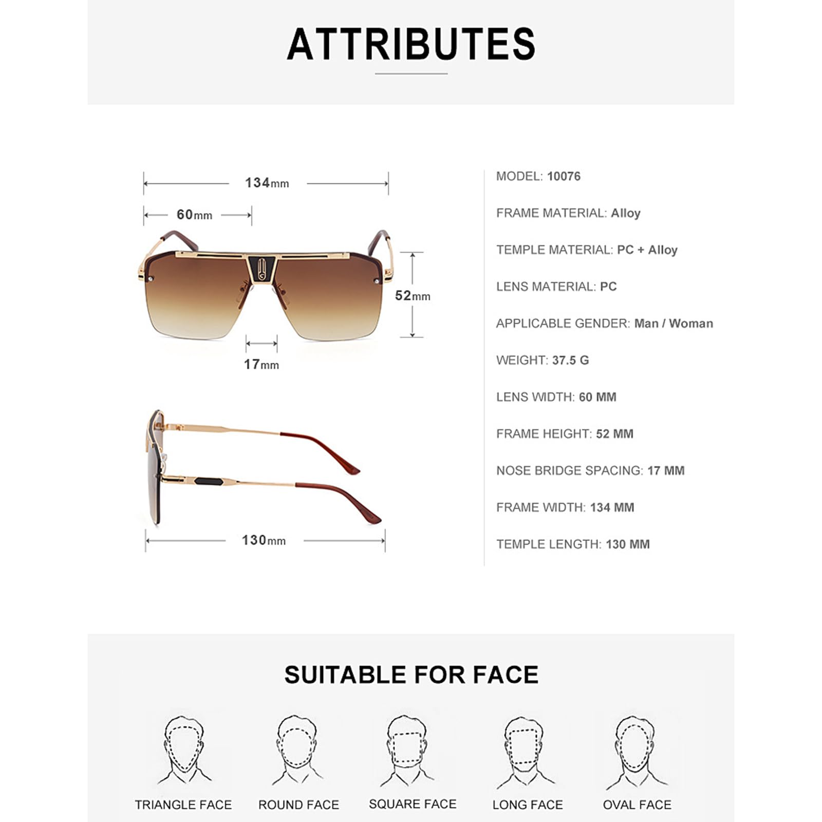 Leichte Retro-Sonnenbrille Für Männer Sonnenbrille Mit Nasenpolster Aus Kunststoff Autofahren Angeln Golfen Strandsonnenbrille