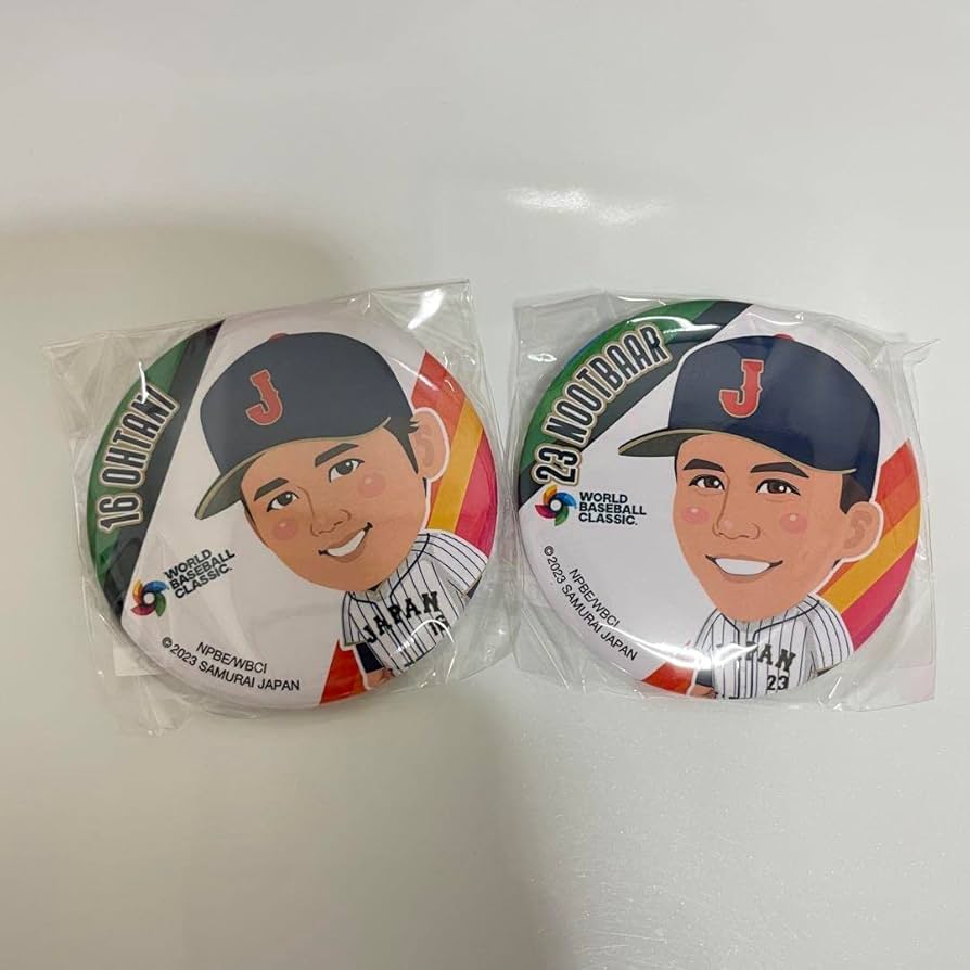 大谷翔平 WBC 缶バッジ