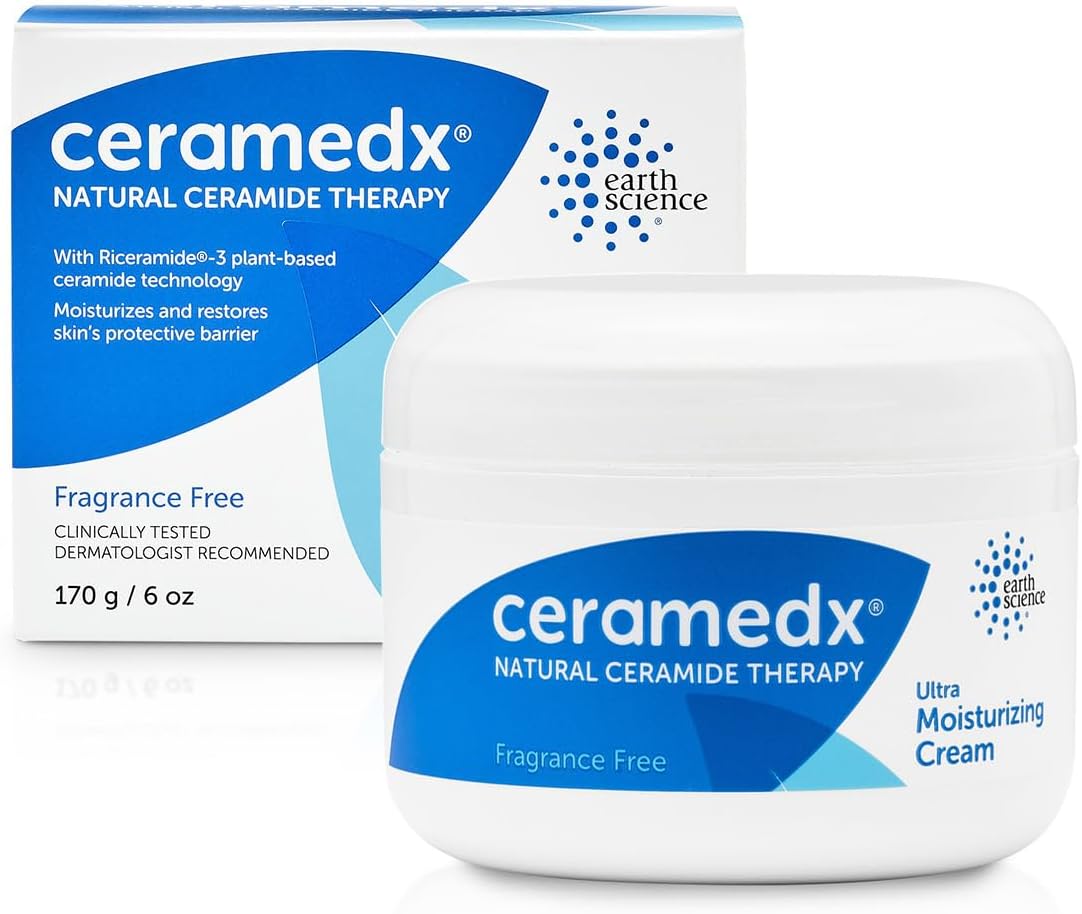 Ceramedx - Ultra Moisturizing Natural Ceramide Cream Unscented for Dry, Sensitive Skin (6 oz.)