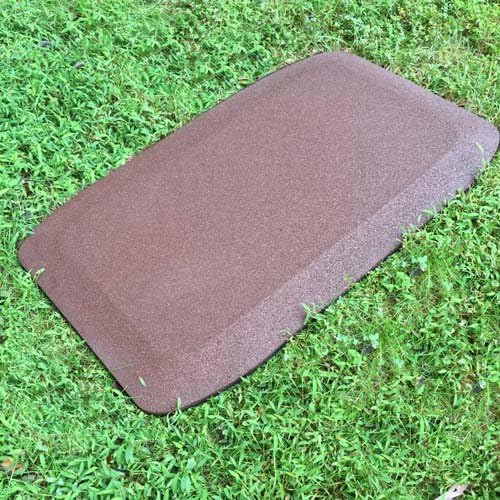 KIDWISE 1.5 Inch Fanny Pads - Brown Rubber Safety Mats (Set of 2)