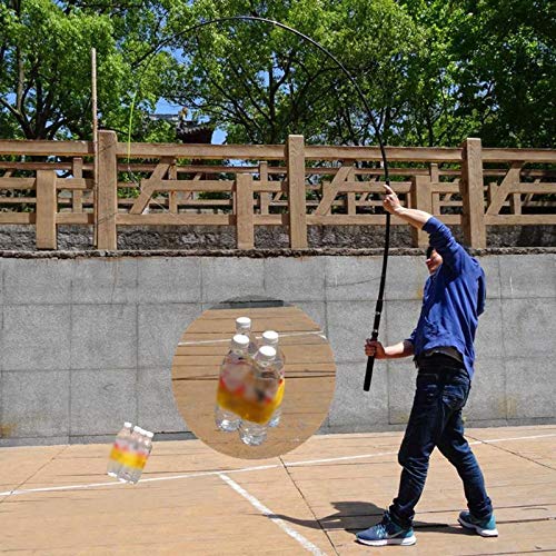 JHYS Angelausrüstung, 2,4 m Feederrute Angelrute Spinning Feeder Teleskopeisen und Stahl Hand Angelrute Tackle Zubehör… – Bild 3