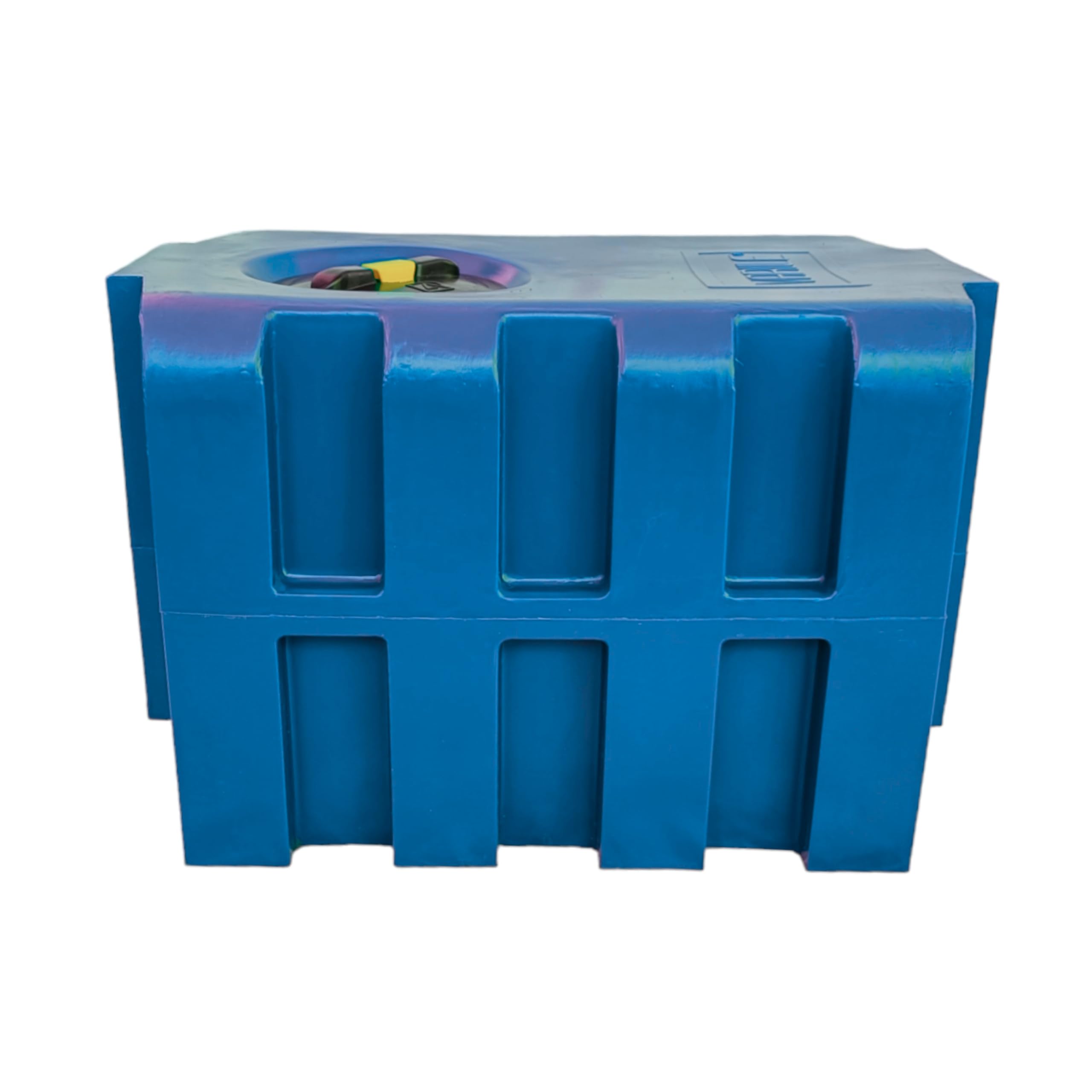 Varile Depósito de agua potable de 220 L, color azul, resistente al transporte, apto para alimentos, para barcos, caravanas, remolques (azul)