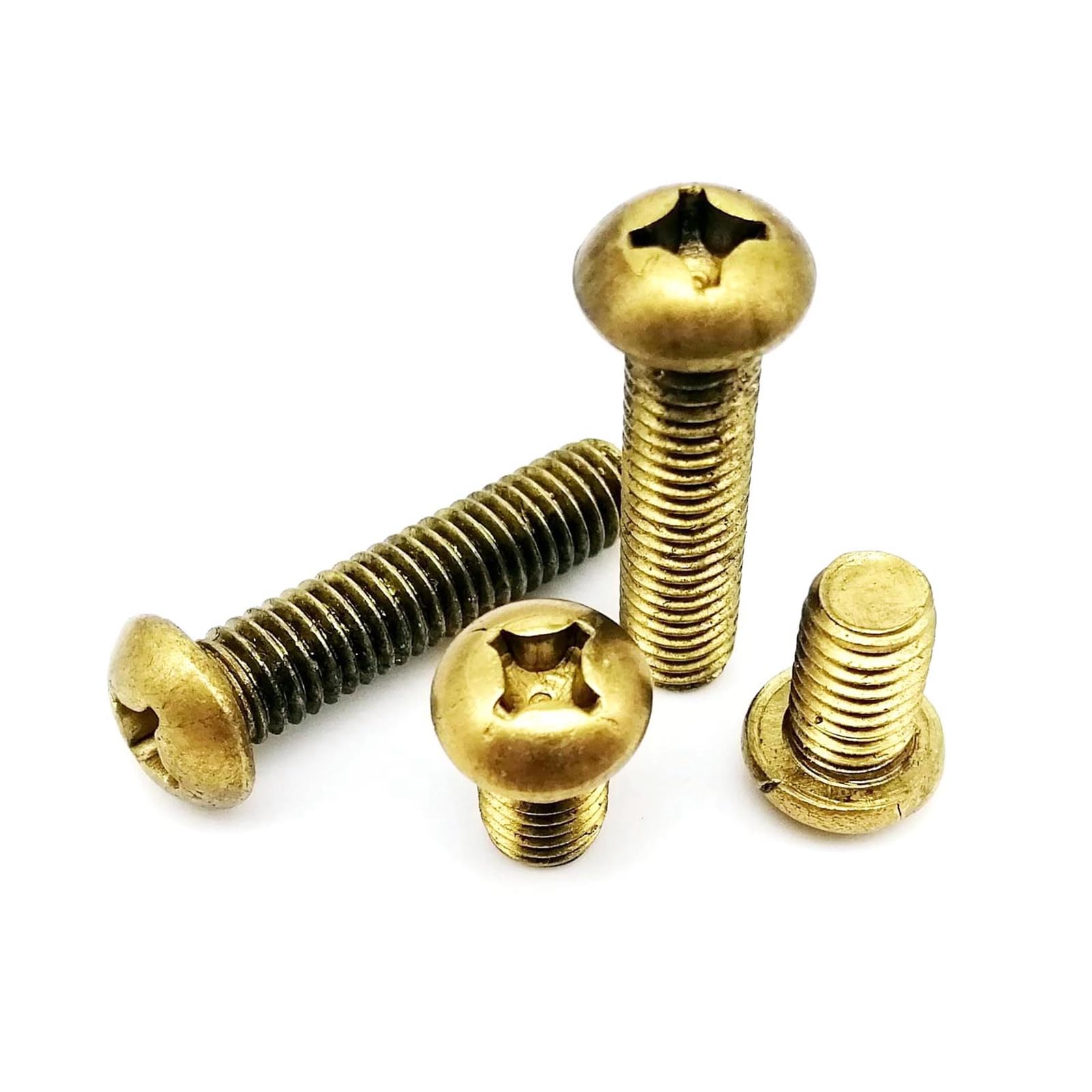 tornillos de latón, 15 Uds M2 M25 M3 M4 M5 M6 tornillo de reparación(M4,16mm)