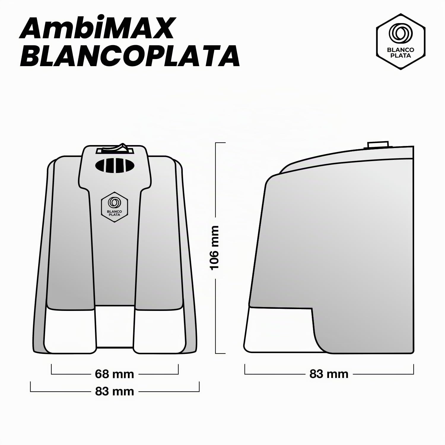 Ambimax Ambientador Cucas Ahuyenta cucarachas. Aroma eucalipto. Pack Aparato con luz led y 1 recambio. 30 días de duración 150m2 de cobertura. Bares, restaurantes, almacenes