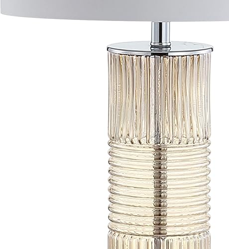 Miniatura 5 de JONATHAN Y JYL2064A Genevieve - Lámpara de mesa LED de cristal y cristal de 30 pulgadas, contemporánea, transitoria, mesita de noche, lámpara para