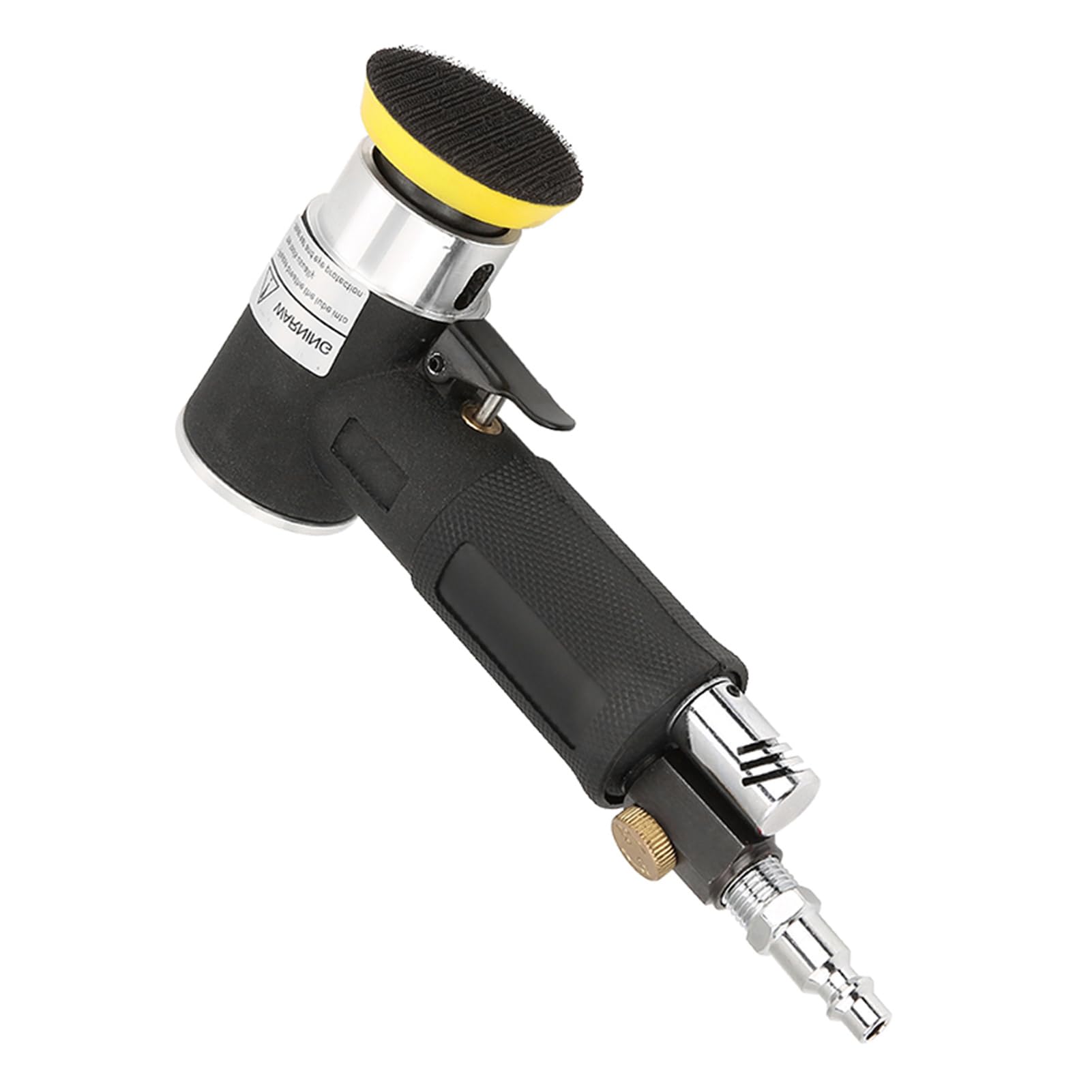 Mini levigatrice Orbitale ad Aria Compressa, Levigatrice Pneumatica Portatile per Marmo e Pietra Levigatrice Orbitale Angolare Da 2 pollici E 3 pollici per Levigare e Lucidare Ferramenta Mobili
