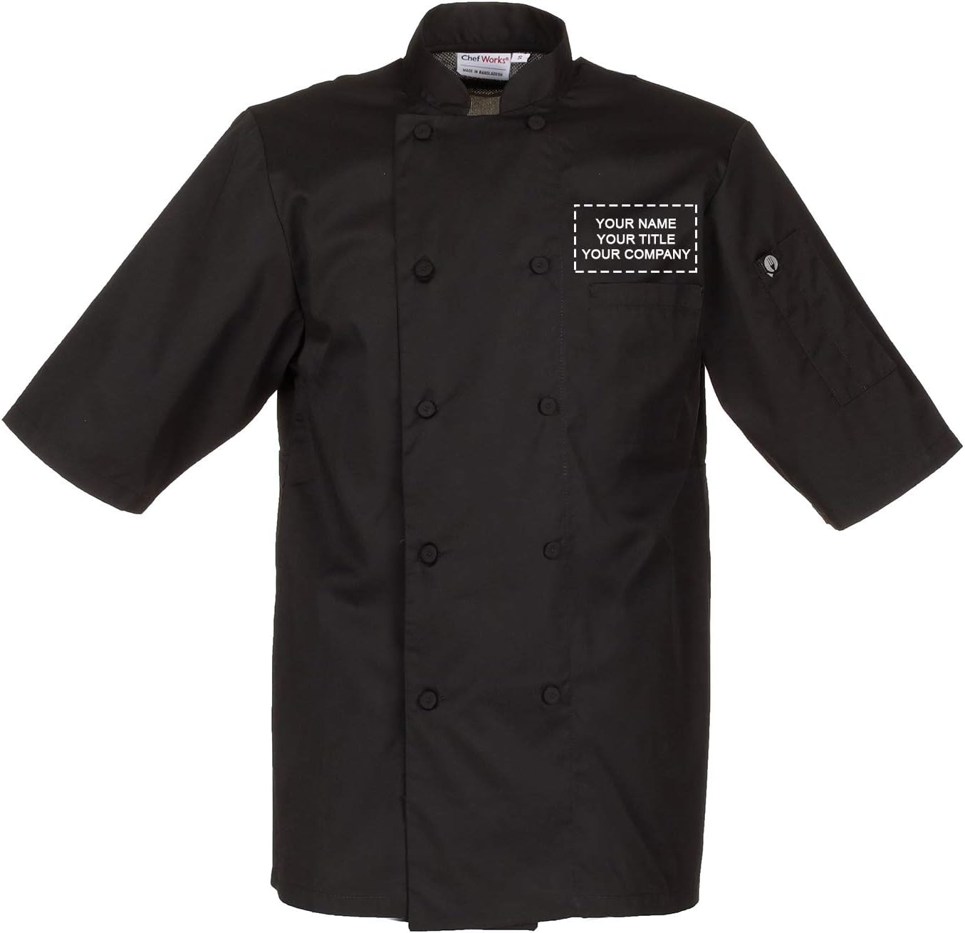 Custom Embroidered Men's Montreal Chef Coat