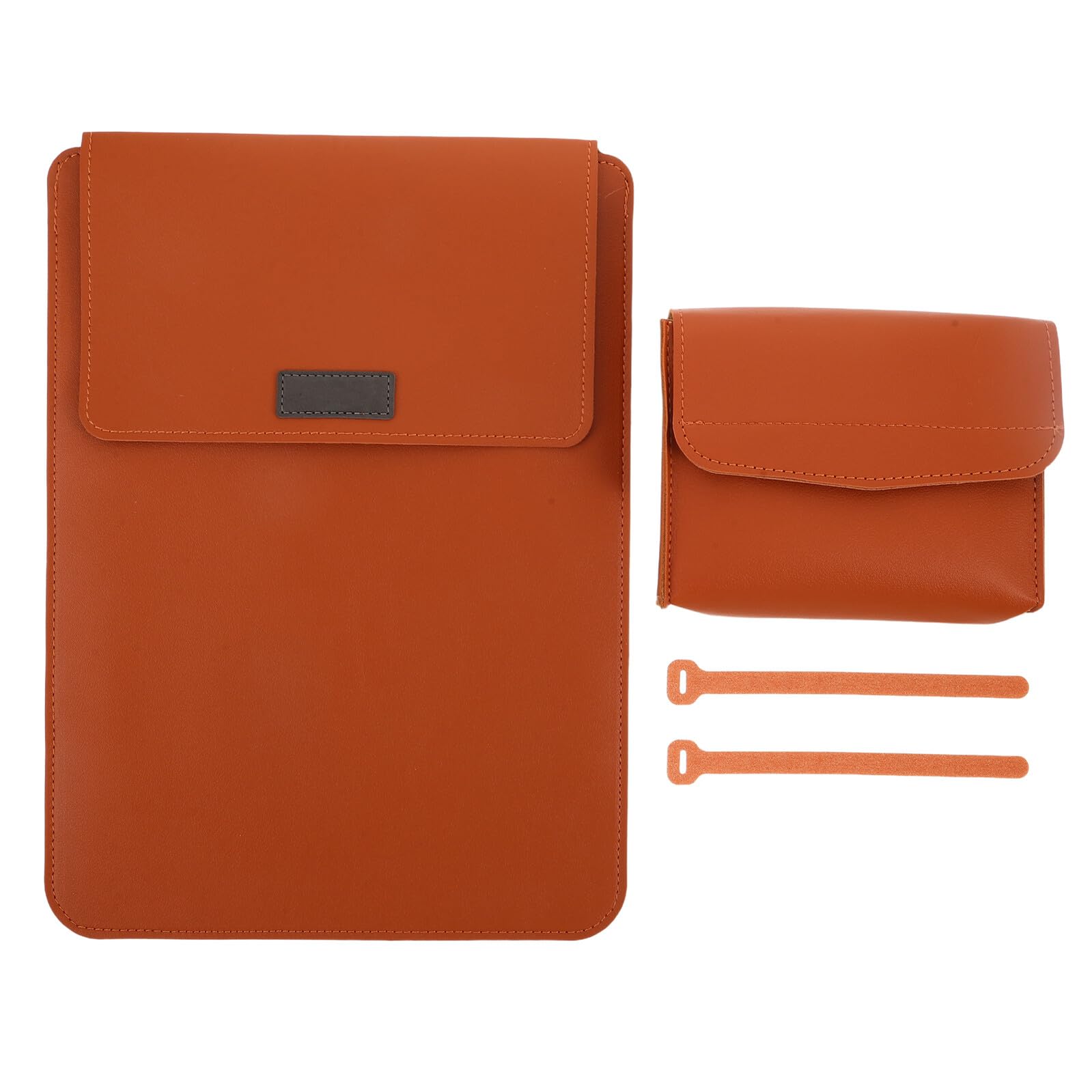 Funda para portátil SOIMISS en sofisticado PU camel con acabado ultrafino 8