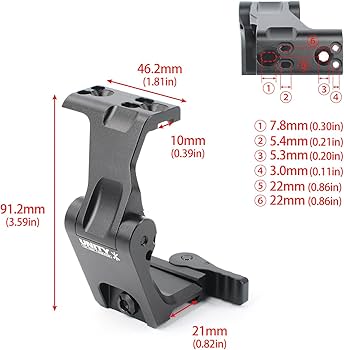 Amazon | 【QIRUIMY】 UNタイプ FAST FTC OMNI Magnifier Mount G33
