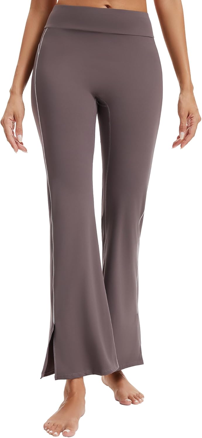 VME High Waisted Yoga Pants with Pockets - Tummy Control Workout Running Yoga Legging for Women - Image 3