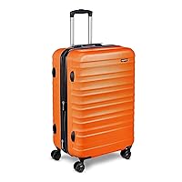 Amazon Basics Valigia Trolley rigido con rotelle girevoli, 68 cm