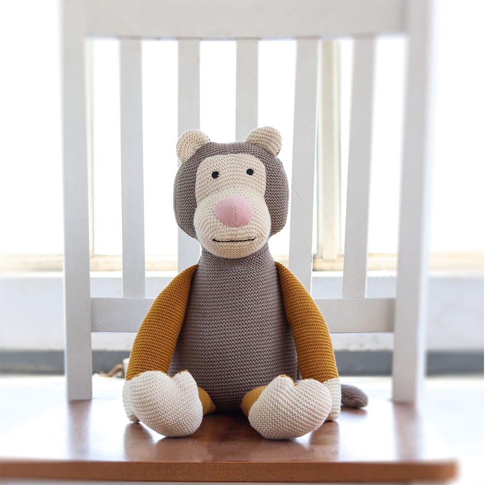 Pluchi Monkey Soft Toys for Girls Cotton Knitted Toys for Babies (Stuffed Toys) in Multi Color (30 Cm x 50 Cm) (B091Q7S1LX) Amazon Price History, Amazon Price Tracker