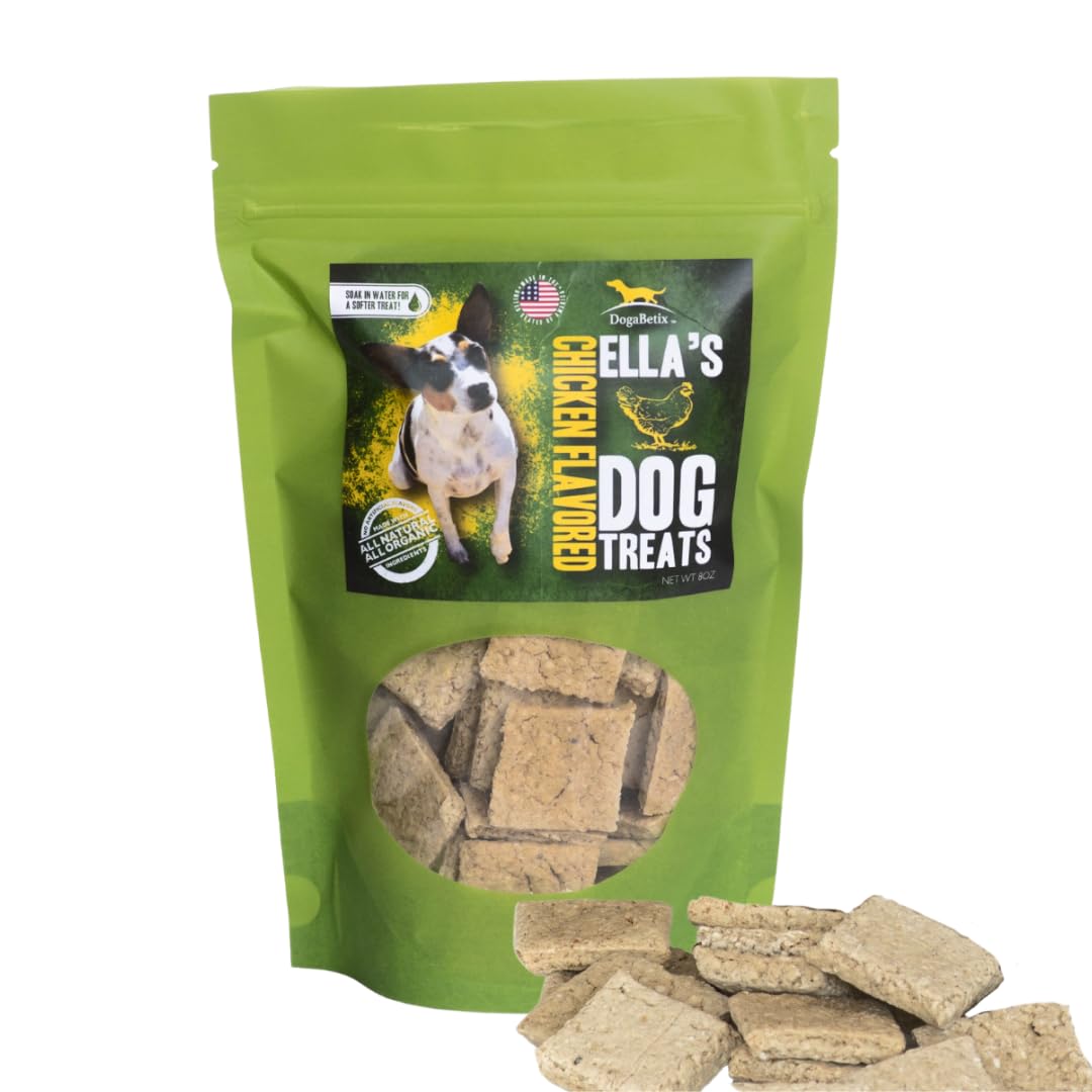 Diabética Golosinas para Perros con Sabor a Pollo de Ella (8 oz)