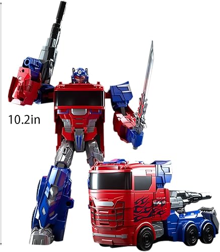 Miniatura 5 de Optimus PrimeBumblebee - Robots de aleación deformación para automóvil, montaje manual, figura de acción de 10.2 pulgadas, regalo de modelo