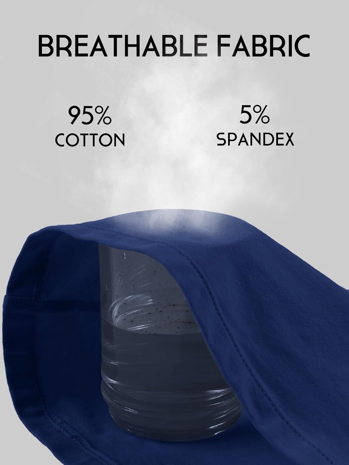 V FOR CITY Racerback Tank Tops for Women with Shelf Bra Cotton Wide Strap Camisole Yoga Cami Shirts 3 Pack - Image 6