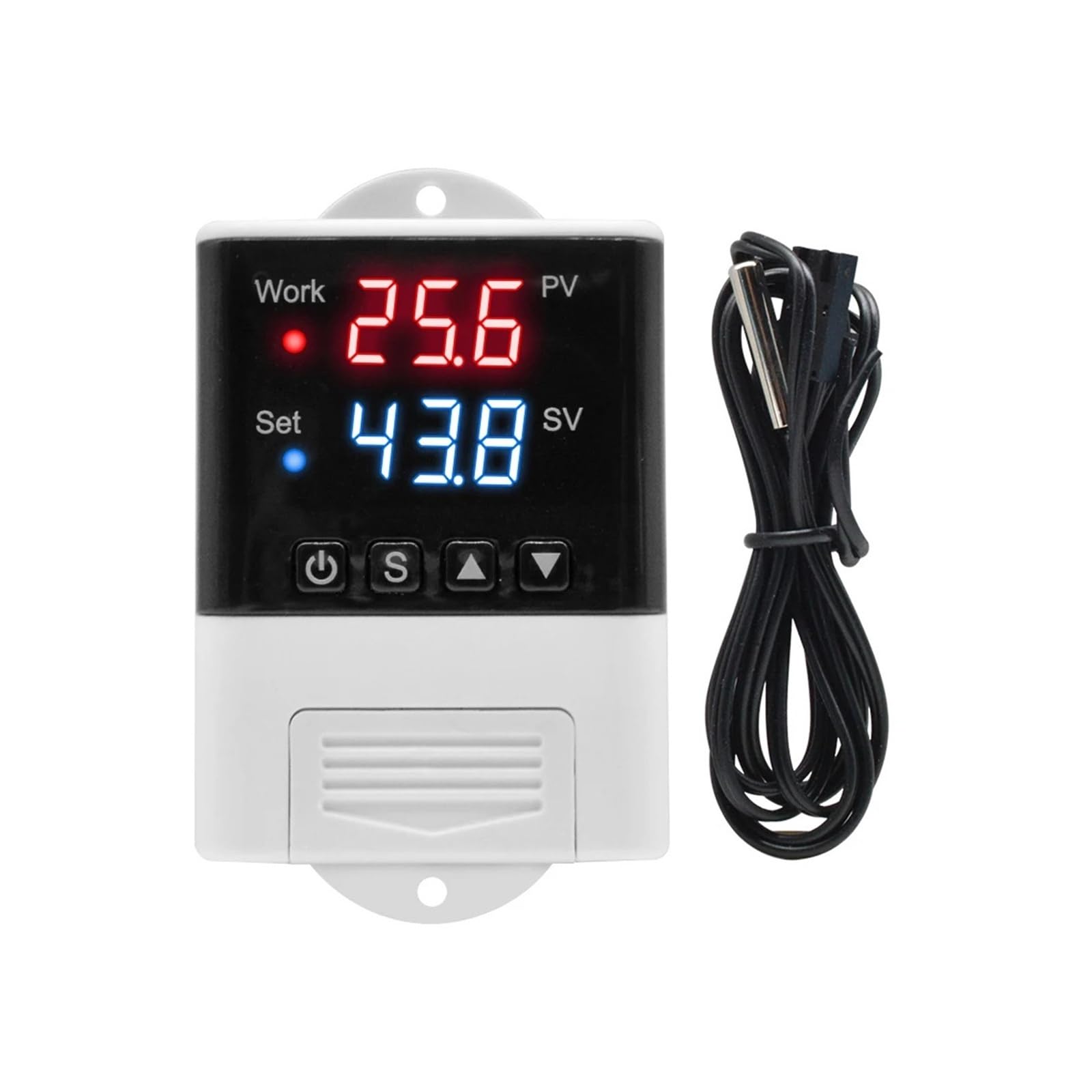 AC110V-220V Microcomputer Digitale Regolatore Di Temperatura Termostato Controller Refrigerazione Interruttore Di Riscaldamento Doppio Display