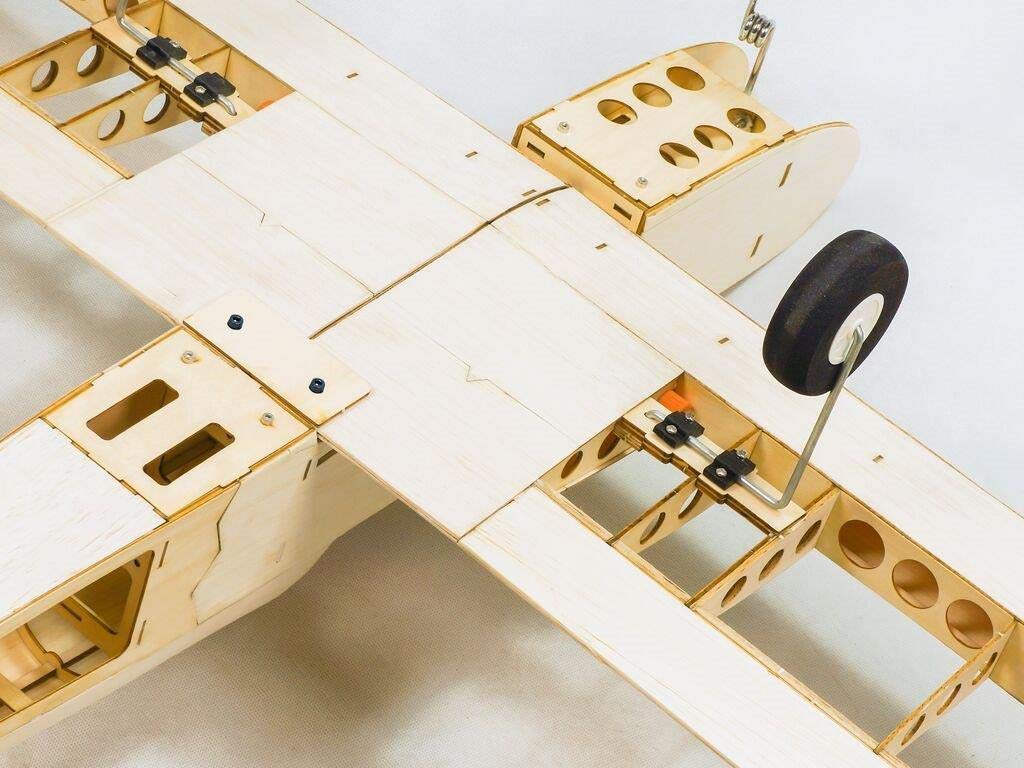 Torcster 213823 Trainer T-30 1400mm Holzbaukasten Modellflugzeug für RC do-it-Yourself Bausatz DIY