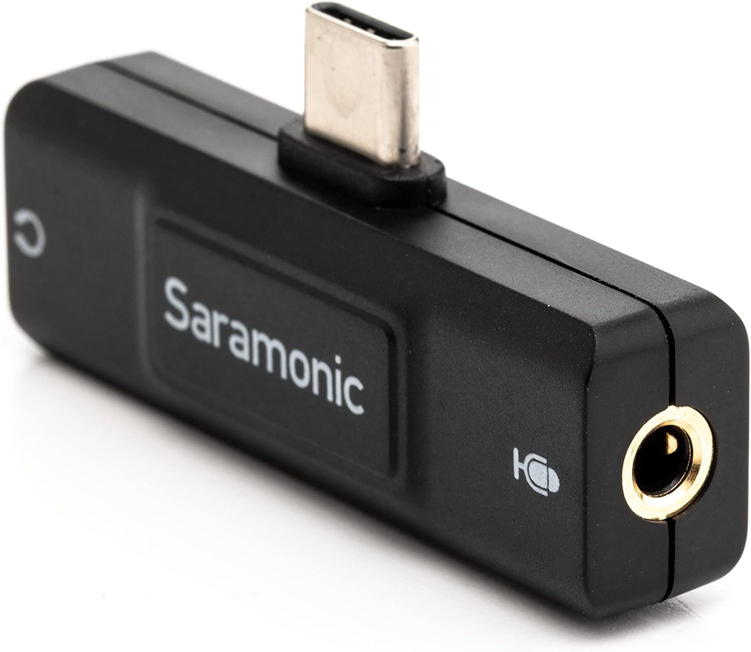 Saramonic SR-EA2U | USB-C Audio Interface with 3.5mm TRS or TRRS Mic Input, 3.5mm Headphone Out & Mute for iPhone 15, Android Devices, Computers, new iPad & much more