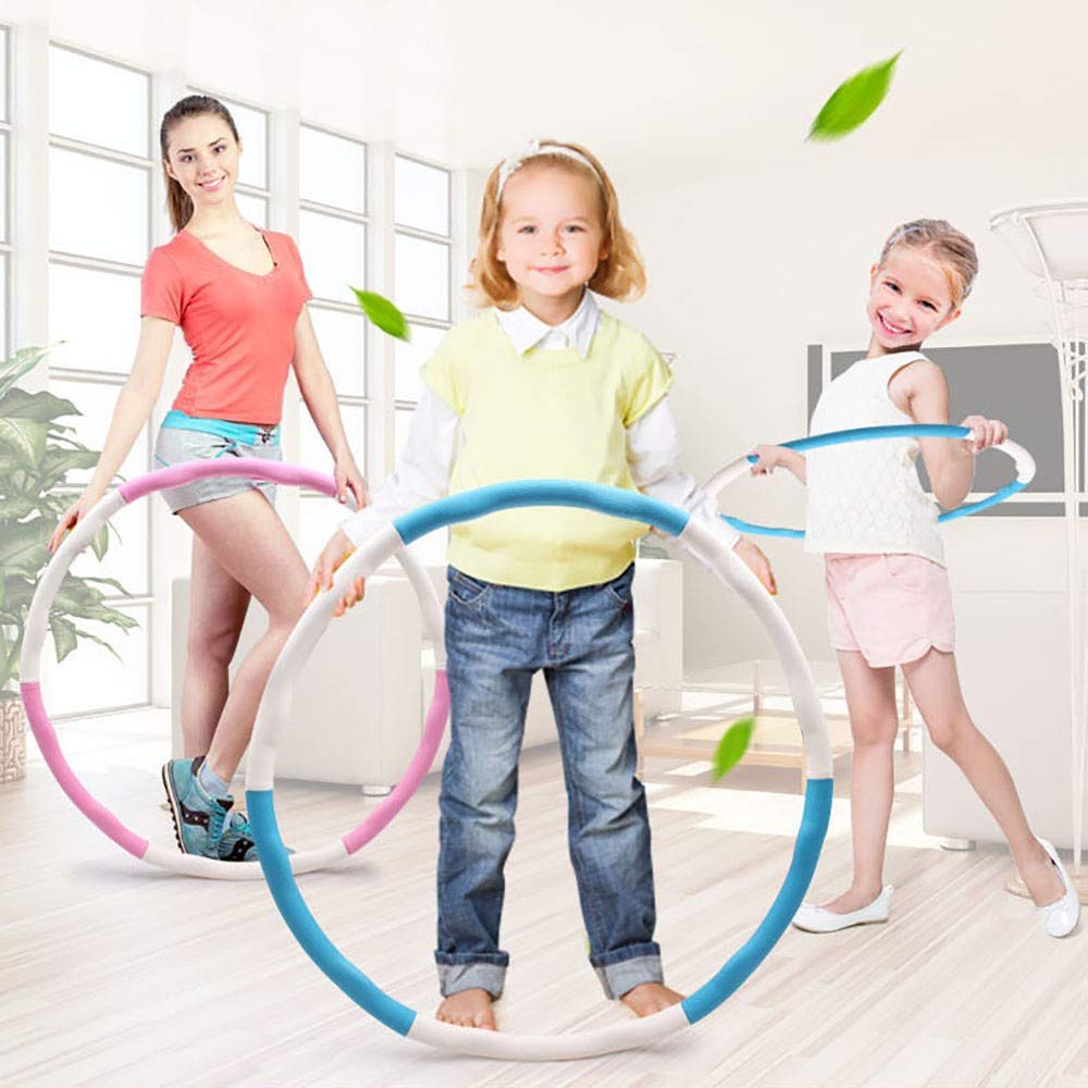 Hula Hoop per Bambini, Hula-Hoop Attrezzi da Fitness in plastica smontabile, di Piccole Dimensioni, per Sport e Divertimento per Ginnastica e Addominali