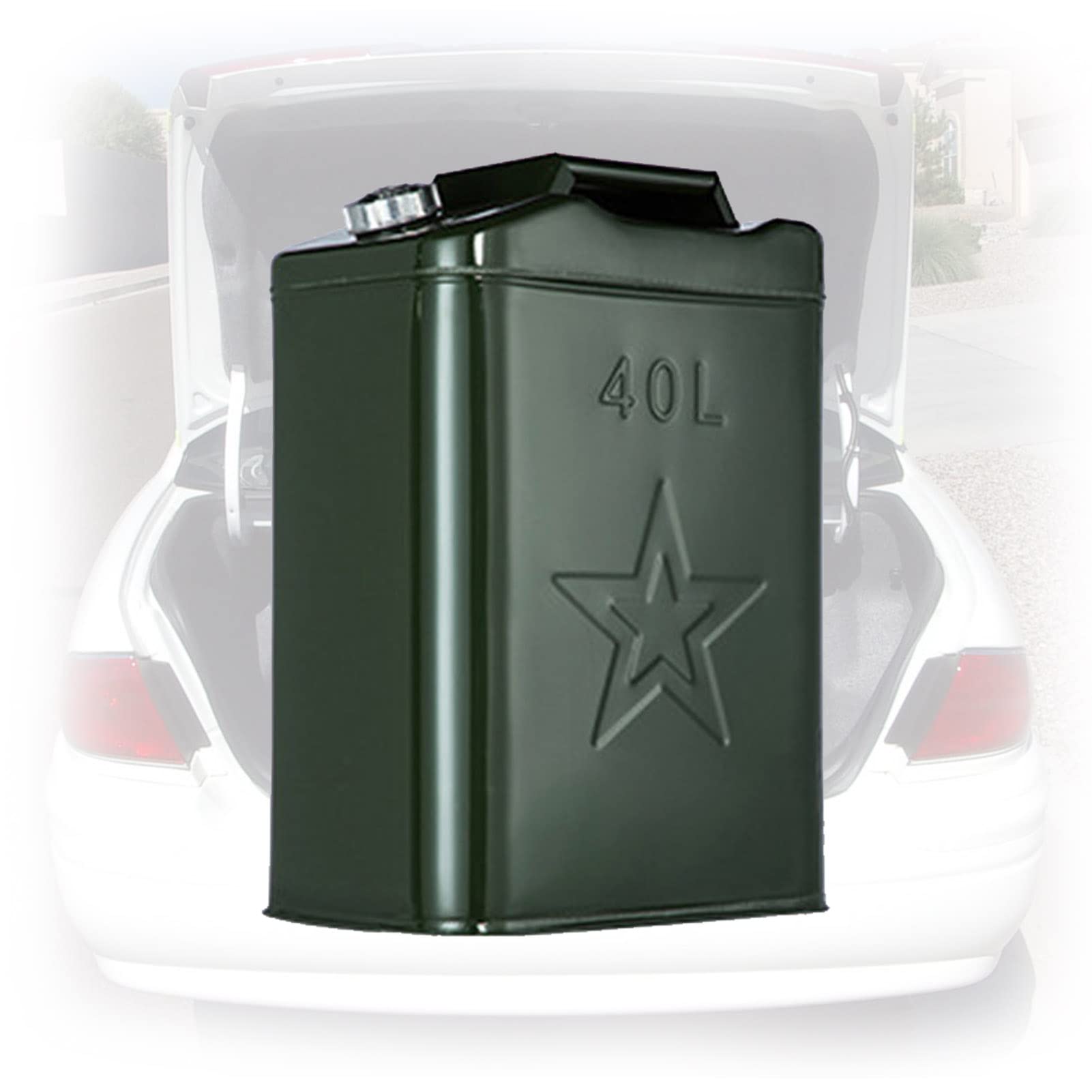 Bidon d'essence pour carburant de jardinage avec bec verseur pratique
